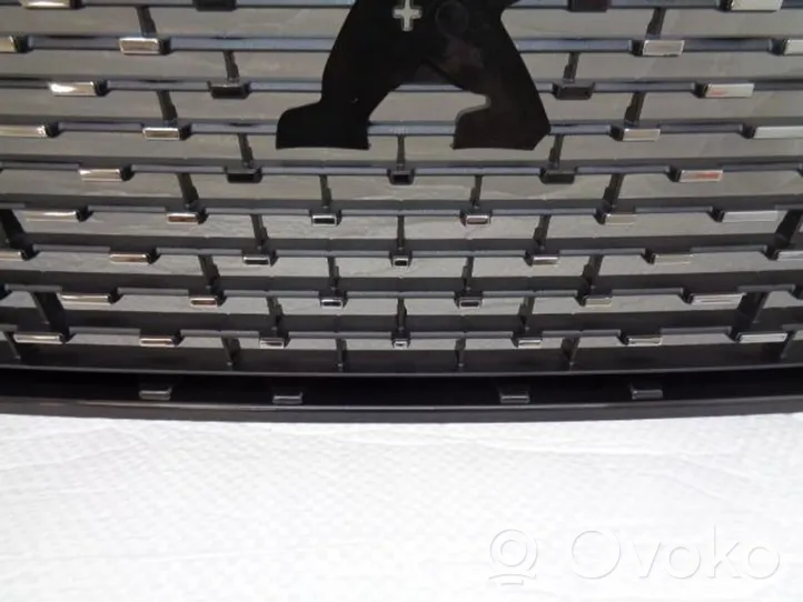 Peugeot 307 Grille calandre supérieure de pare-chocs avant 9826326680