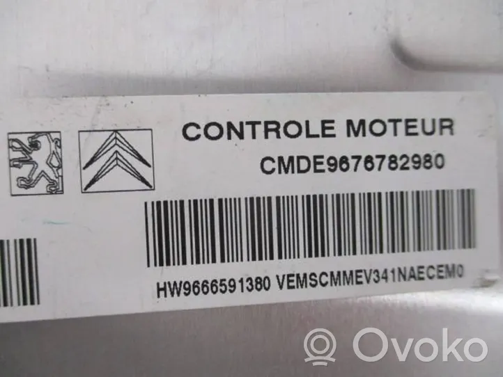 Citroen C3 Komputer / Sterownik ECU i komplet kluczy 9676782980