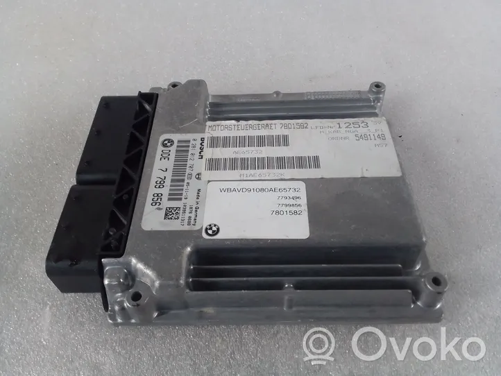 BMW 3 E90 E91 Sterownik / Moduł ECU 0281012707