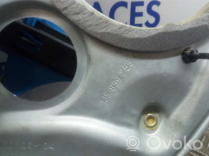 Volkswagen Bora Regulador de puerta trasera con motor 1J5839755C