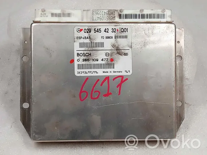 Mercedes-Benz A W168 Sterownik / Moduł ECU 0295454232