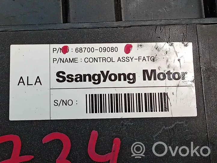 SsangYong Actyon sports I Ilmastoinnin ohjainlaite 6870009080