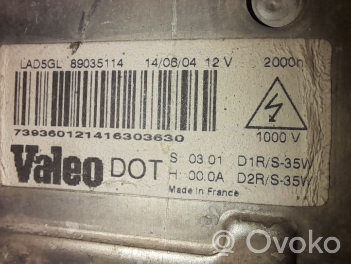 Citroen C5 Module de ballast de phare Xenon 89035114