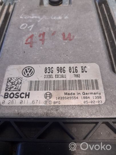 Volkswagen Golf Plus Moottorin ohjainlaite/moduuli 03G906016BC