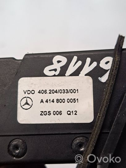 Mercedes-Benz Vaneo W414 Fuel tank cap lock motor A4148000051