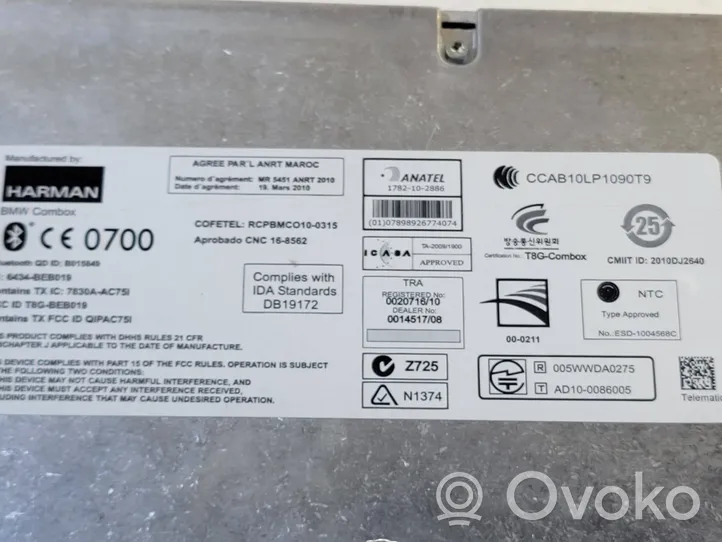 BMW 1 F20 F21 Module unité de contrôle Bluetooth 1782102886