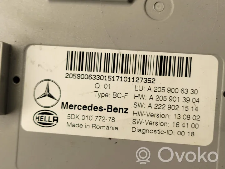 Mercedes-Benz GLC X253 C253 Modulo comfort/convenienza A2059006330