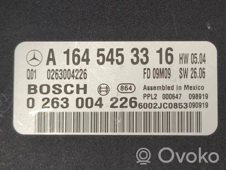 Mercedes-Benz R W251 Pysäköintitutkan (PCD) ohjainlaite/moduuli A1645453316