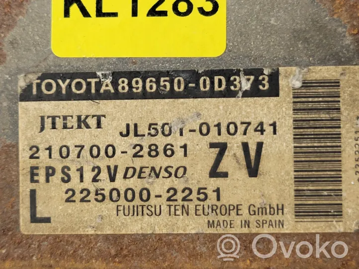 Toyota Yaris Ohjaustehostimen ohjainlaite/moduuli 896500D373