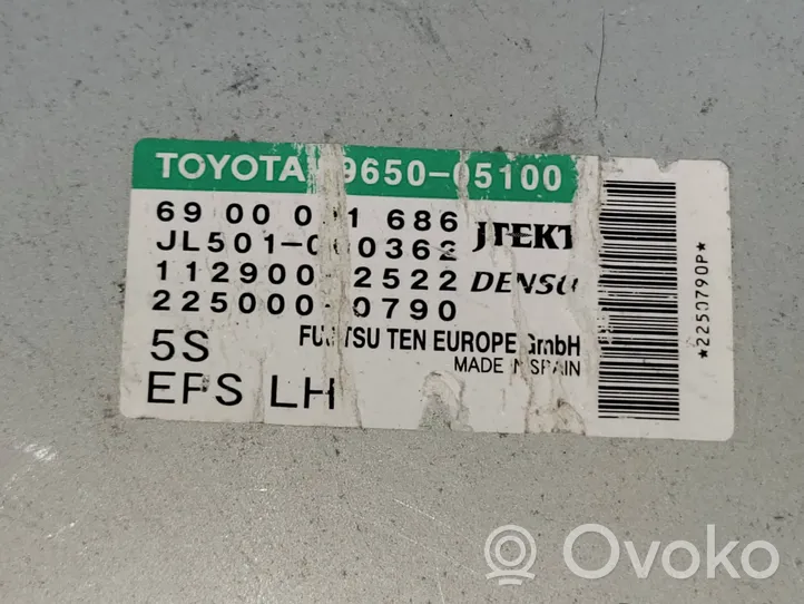 Toyota Avensis T270 Vairo stiprintuvo valdymo blokas 1129002522