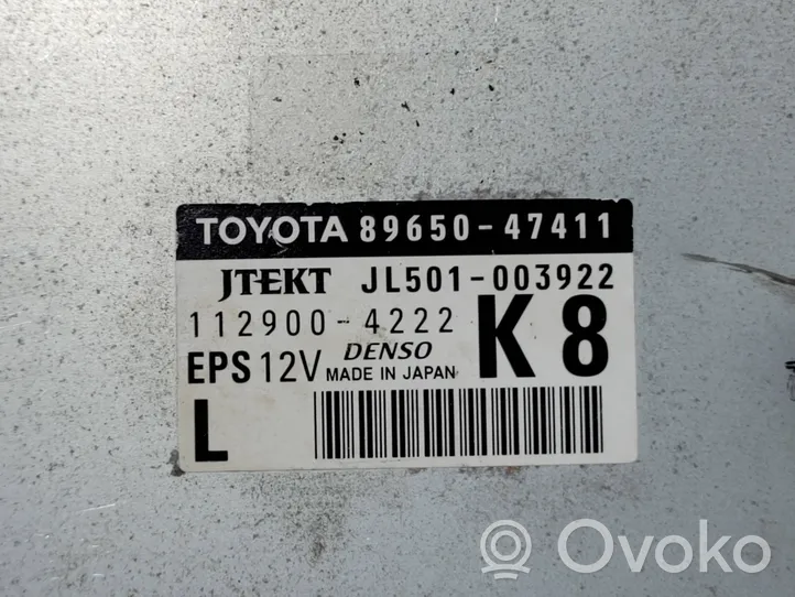 Toyota Prius+ (ZVW40) Ohjaustehostimen ohjainlaite/moduuli 8965047411