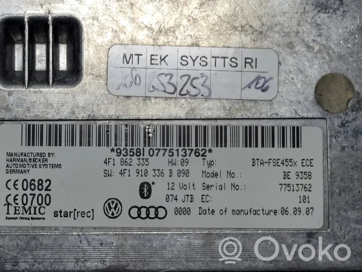 Audi A6 S6 C6 4F Bluetooth modulis 4F1862335