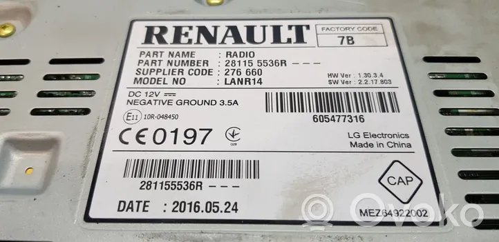 Renault Megane IV Unité de contrôle son HiFi Audio 281155536R