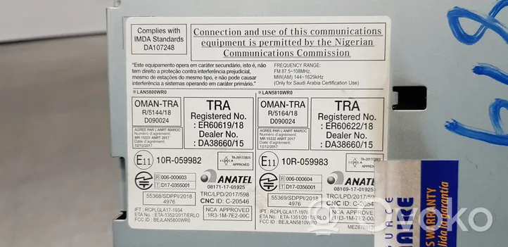 Dacia Lodgy Schermo del visore a sovrimpressione 281158848R