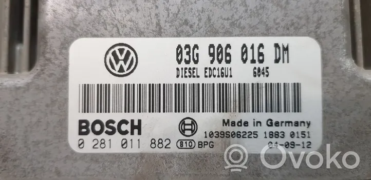 Volkswagen Caddy Moottorin ohjainlaite/moduuli 03G906016DM