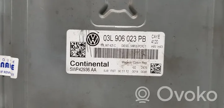 Volkswagen Caddy Sterownik / Moduł ECU 03L906023PB