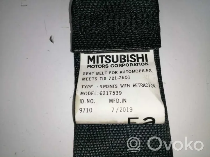 Mitsubishi Mirage VI G4 Attrage Takaistuimen turvavyö 6217539