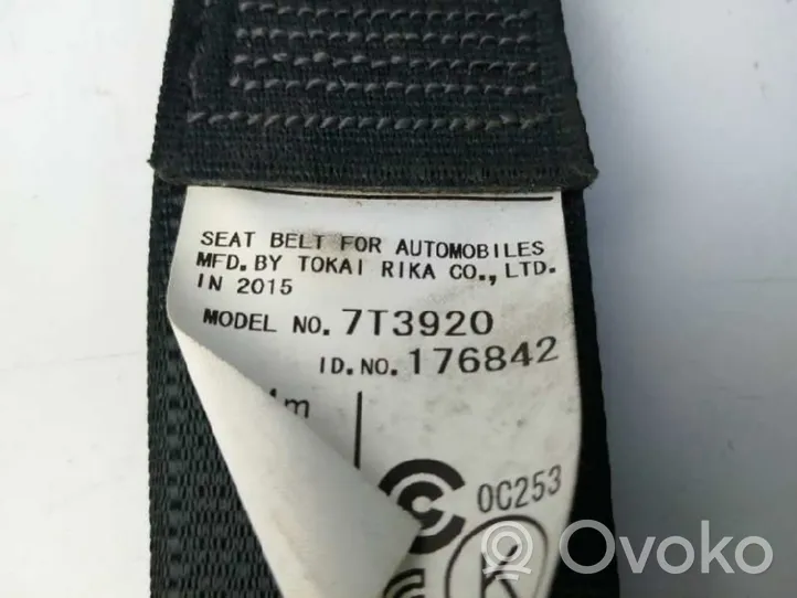 Toyota RAV 4 (XA40) Ceinture de sécurité arrière 7T3920