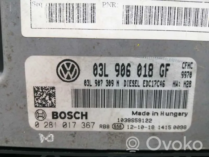 Volkswagen Scirocco Sterownik / Moduł ECU 03L906018GF