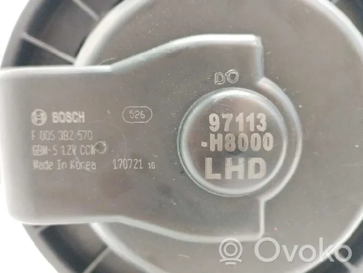 KIA Stonic Sisälämmityksen ilmastoinnin korin kotelo 97113H8000