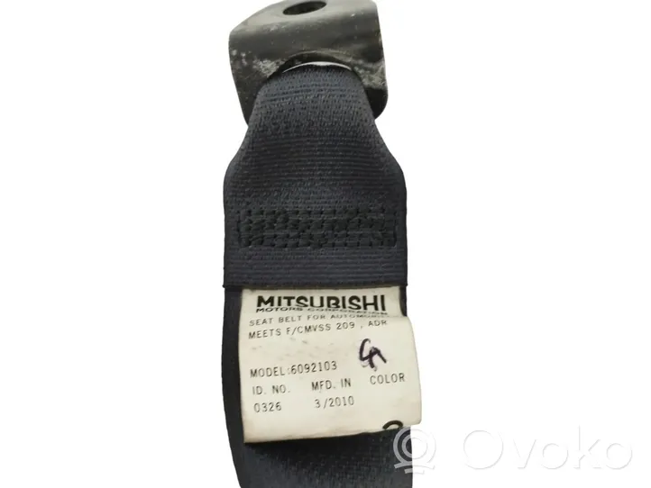 Mitsubishi Outlander Ceinture de sécurité arrière 6092103