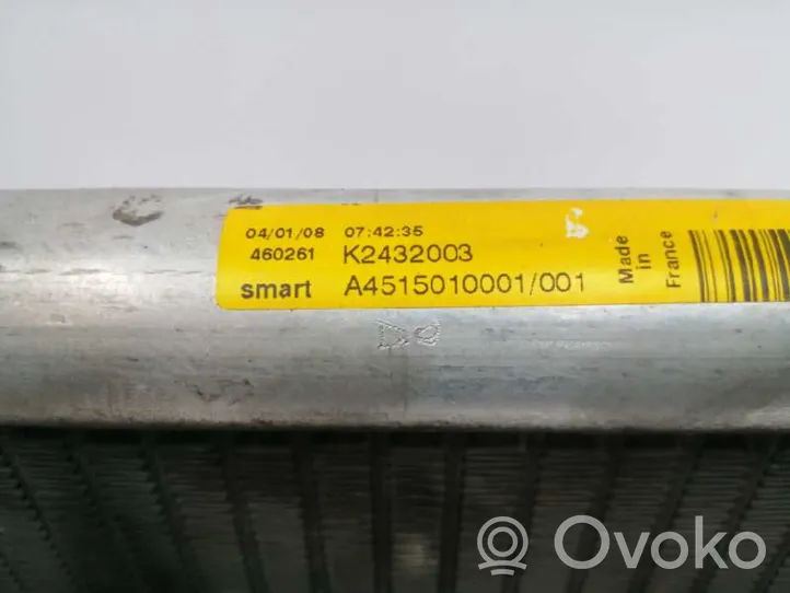 Smart ForTwo III C453 Radiateur de refroidissement A4515010001