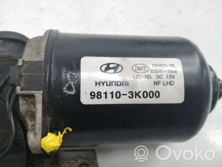 Hyundai Sonata Tringlerie et moteur d'essuie-glace avant 981103K000