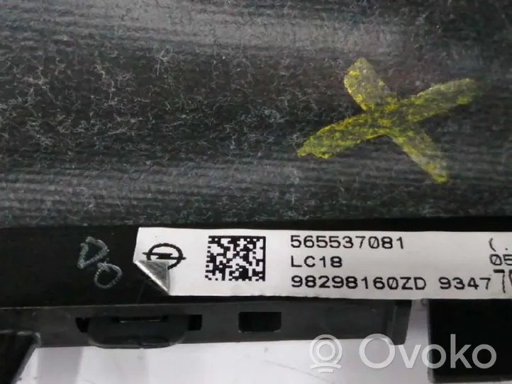 Opel Corsa F Käsijarrun vivun suoja (nahka/tekstiili) 565537081