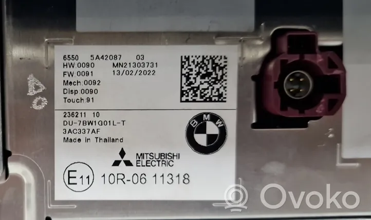 BMW X3 G01 Monitor / wyświetlacz / ekran 65505A42087