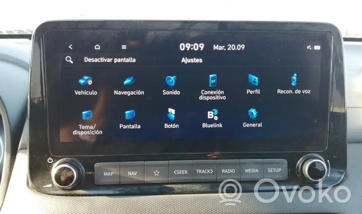 Hyundai Kona I Radio/CD/DVD/GPS-pääyksikkö 96560J9700NVC