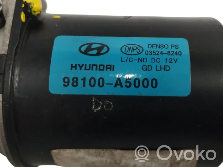 Hyundai i30 Tiranti e motorino del tergicristallo anteriore 98100A5000