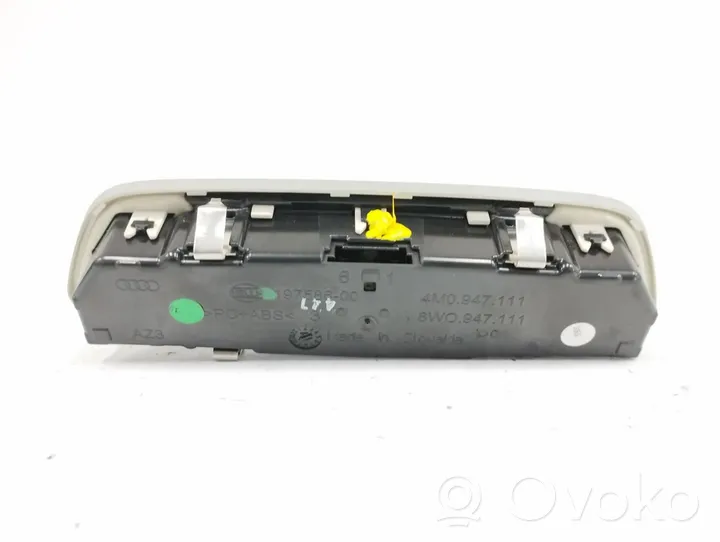 Audi A4 S4 B9 Rivestimento della console di illuminazione installata sul rivestimento del tetto 8W0947111