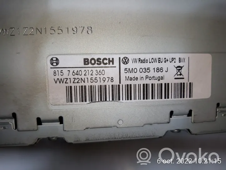 Volkswagen Polo Panel / Radioodtwarzacz CD/DVD/GPS 5M0035186J