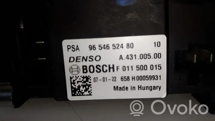 Citroen C4 Grand Picasso Lämpöpuhaltimen moottorin vastus 9654652480