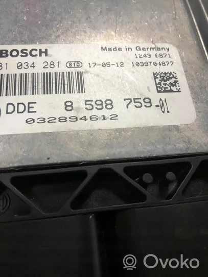 BMW 1 E81 E87 Centralina/modulo motore ECU 8598759