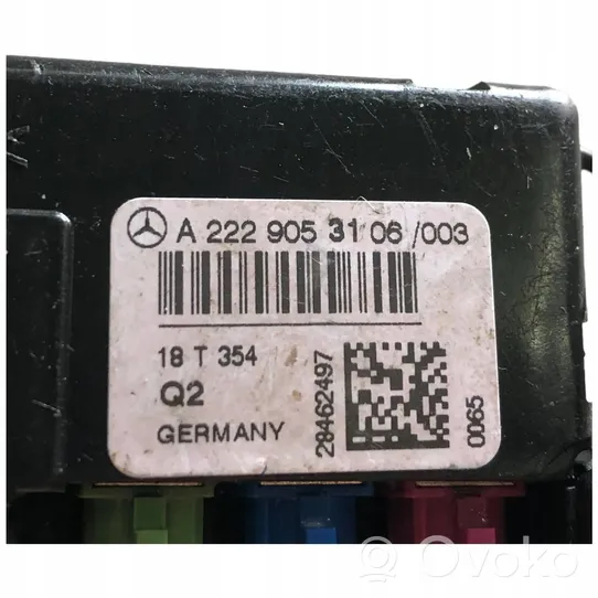 Mercedes-Benz S W222 Moduł / Sterownik anteny A2229053106