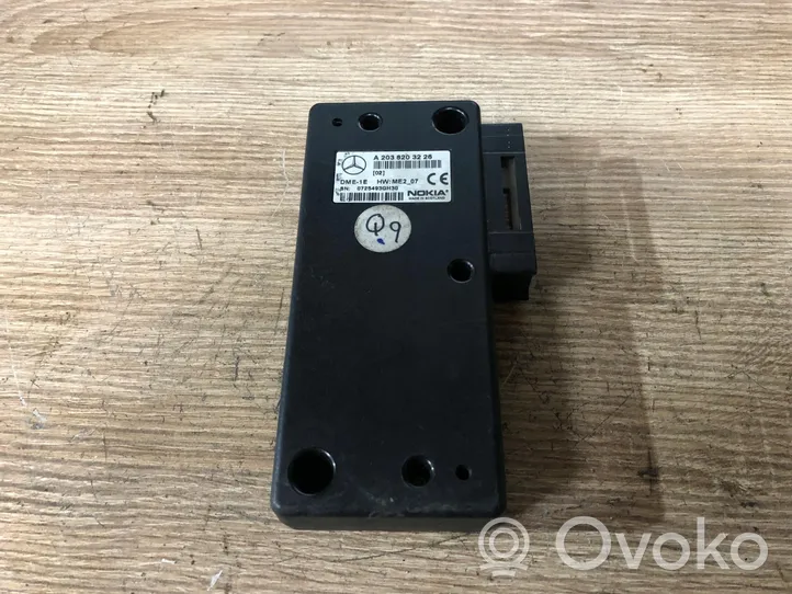 Mercedes-Benz C W203 Module reconnaissance vocale 2038203226