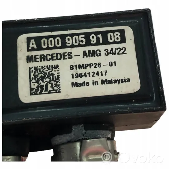 Mercedes-Benz S W222 Czujnik ciśnienia spalin A0009059108