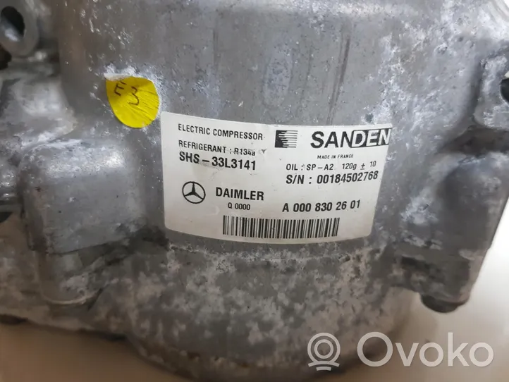 Mercedes-Benz E W124 Ilmastointilaitteen kompressorin pumppu (A/C) 0008302601