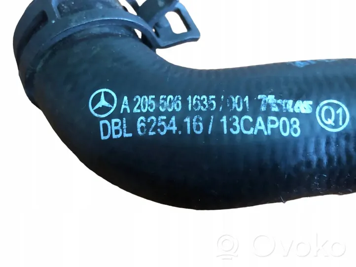 Mercedes-Benz C W205 Tuyau de liquide de refroidissement moteur A2055061635