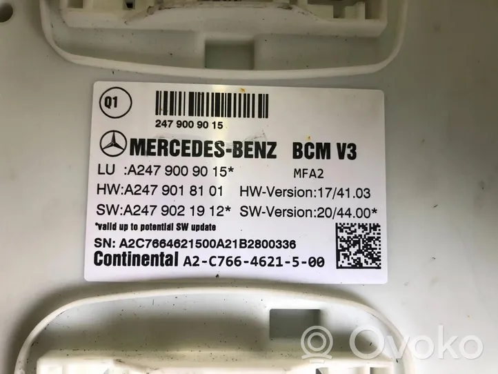 Mercedes-Benz GLE W167 Module confort A2479009015