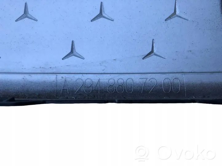 Mercedes-Benz EQE v295 Etupuskurin ylempi jäähdytinsäleikkö A2948807200