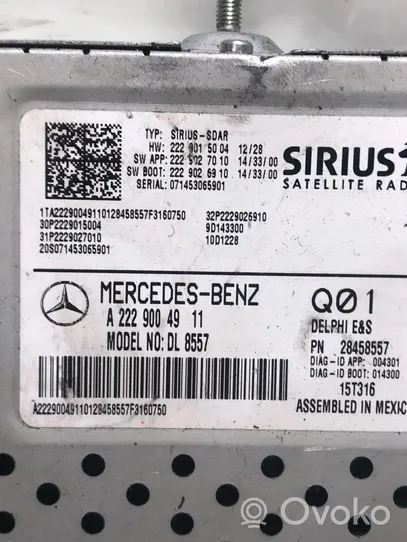 Mercedes-Benz S W116 Endstufe Audio-Verstärker A2229004911