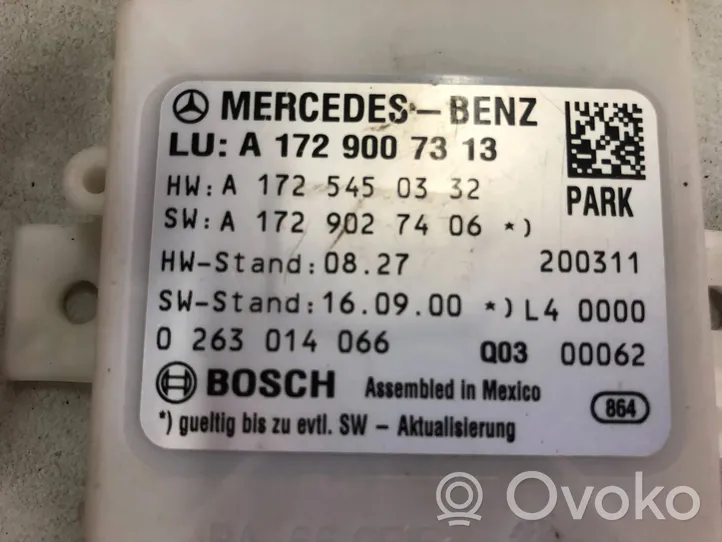 Mercedes-Benz SLK R172 Pysäköintitutkan (PCD) ohjainlaite/moduuli A1729007313