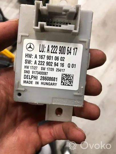 Mercedes-Benz S W222 Unité de commande, module ECU de moteur A2229006417