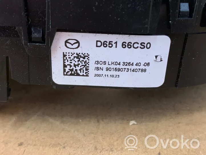 Mazda 2 Bague collectrice/contacteur tournant airbag (bague SRS) D65166CS0