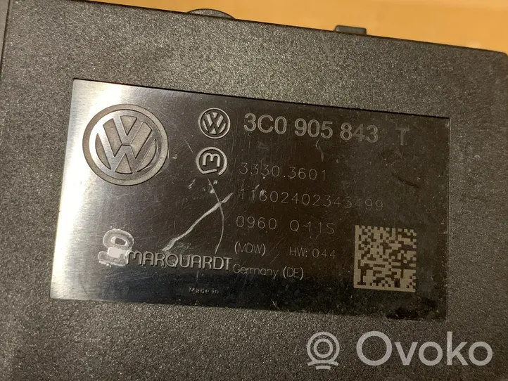 Volkswagen PASSAT B6 Verrouillage de commutateur d'allumage 3C0905843T