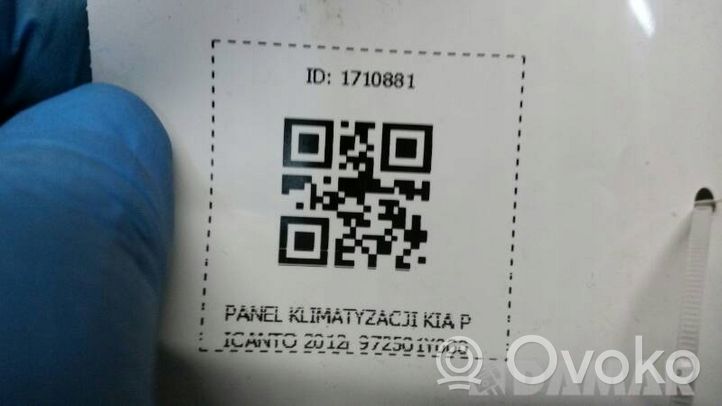 KIA Picanto Panel klimatyzacji 972501Y000