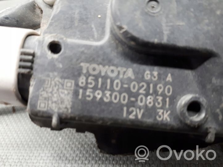 Toyota Auris 150 Mechanizm i silniczek wycieraczek szyby przedniej / czołowej 8511002190