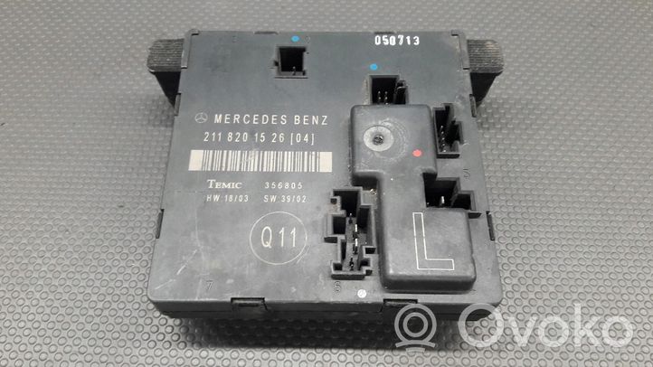 Mercedes-Benz E W211 Centralina/modulo portiere 2118201526